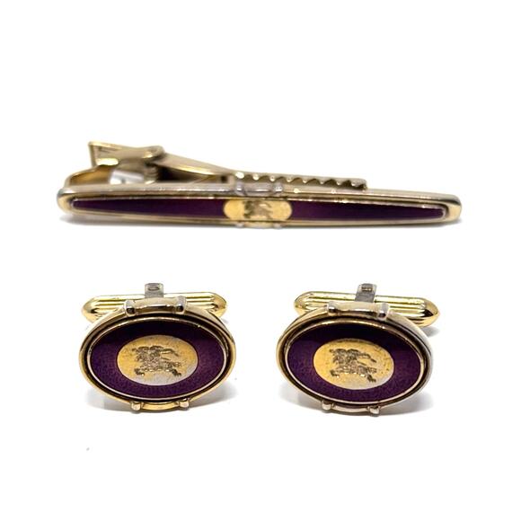 Burberry Tie Clip / Cufflinks Set - Picture 1 of 16